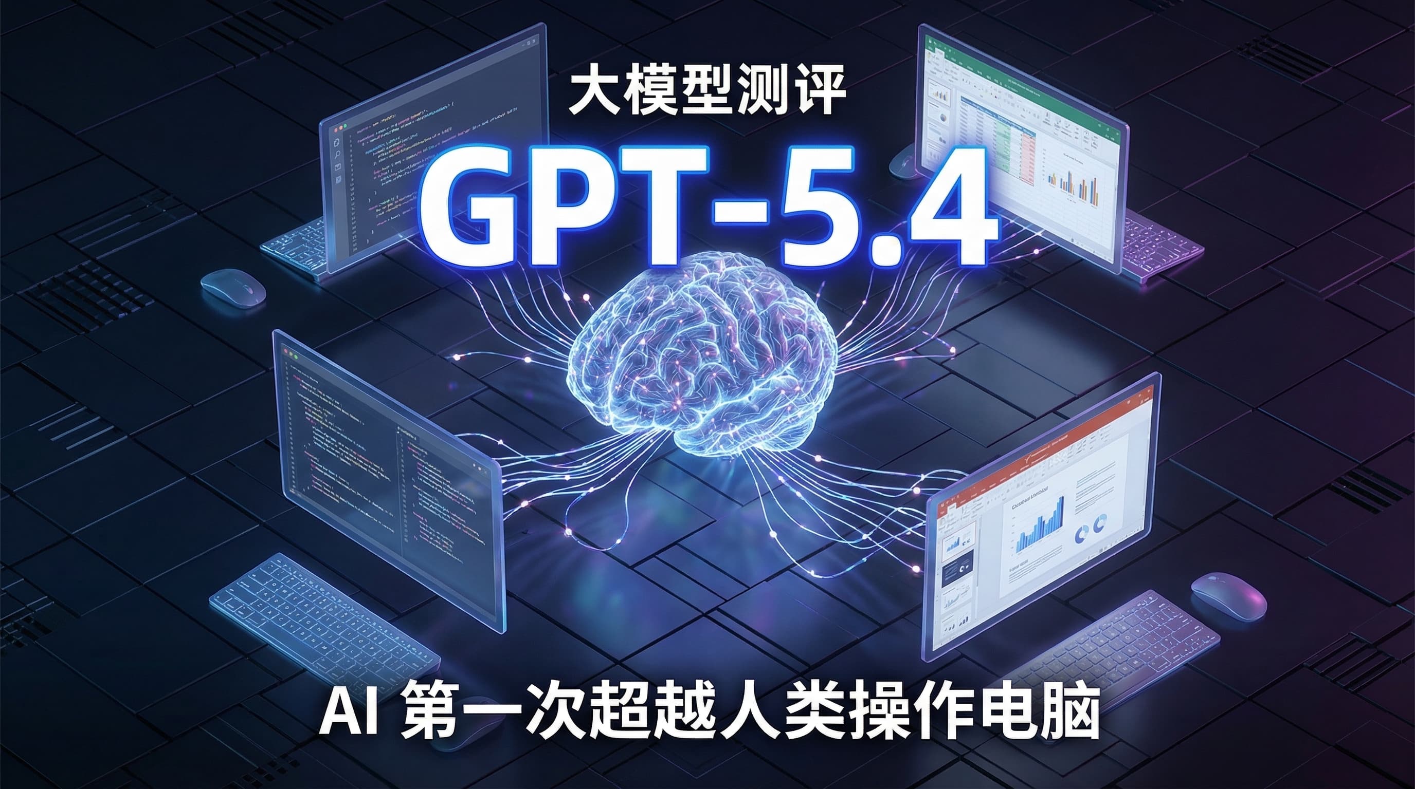 GPT-5.4 来了!操作电脑超过人类,100万token上下文,三巨头格局又变了